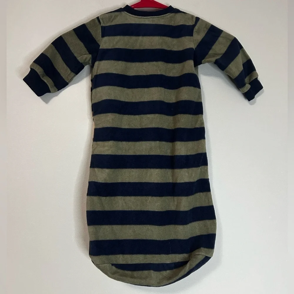 Carter's Green and Blue Striped Monkey Sleep Sack, 0-9 M